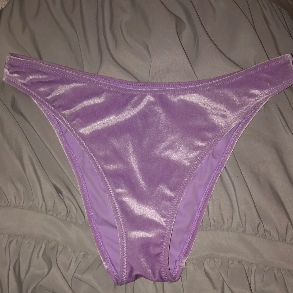purple bikini bottom from pacsun